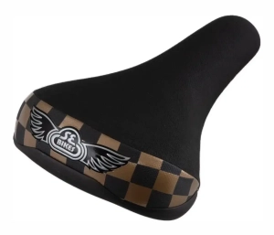 SE Bikes Flyer Checkboard sedlo Wheelie | Gold