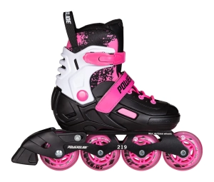 Powerslide Khaan Junior Magic Adjustable Kids Inline Skates | Pink
