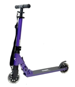 Rideoo 120 City LED Folding Scooter for Kids | Purple