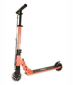 Rideoo 120 City LED Folding Scooter for Kids | Salmon