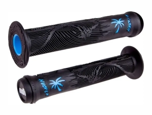 ODI Hucker Signature FL grips 160mm | Black Blue