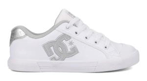 DC Shoes Chelsea skate boty | White Silver