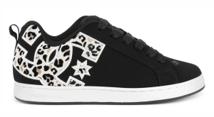 DC Shoes Court Graffik skate boty | Black Cheetah