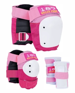 187 Killer Pads Junior Six sada dětských chráničů | Pink