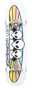 Alien Spectrum skateboard | 7.75" White