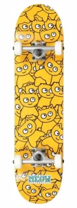 Meow Sticker Pile skateboard pro děti | 6.75" Yellow